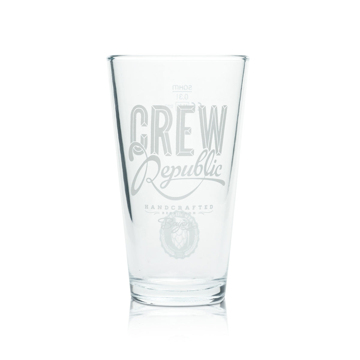 6x Crew Republic Bier Glas 0,3l Becher American Lager Beer Gläser Frankonia Bar – Ansicht 2