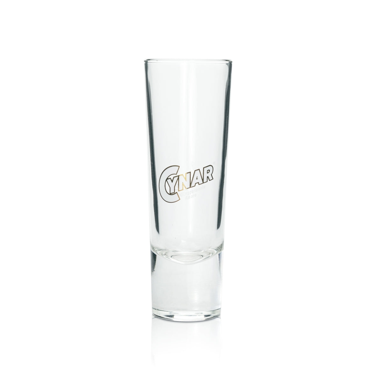 6x Cynar Amaro Glas On Ice Gläser Eichstrich 4cl Cocktail Retro Logo Bar Gold – Ansicht 2