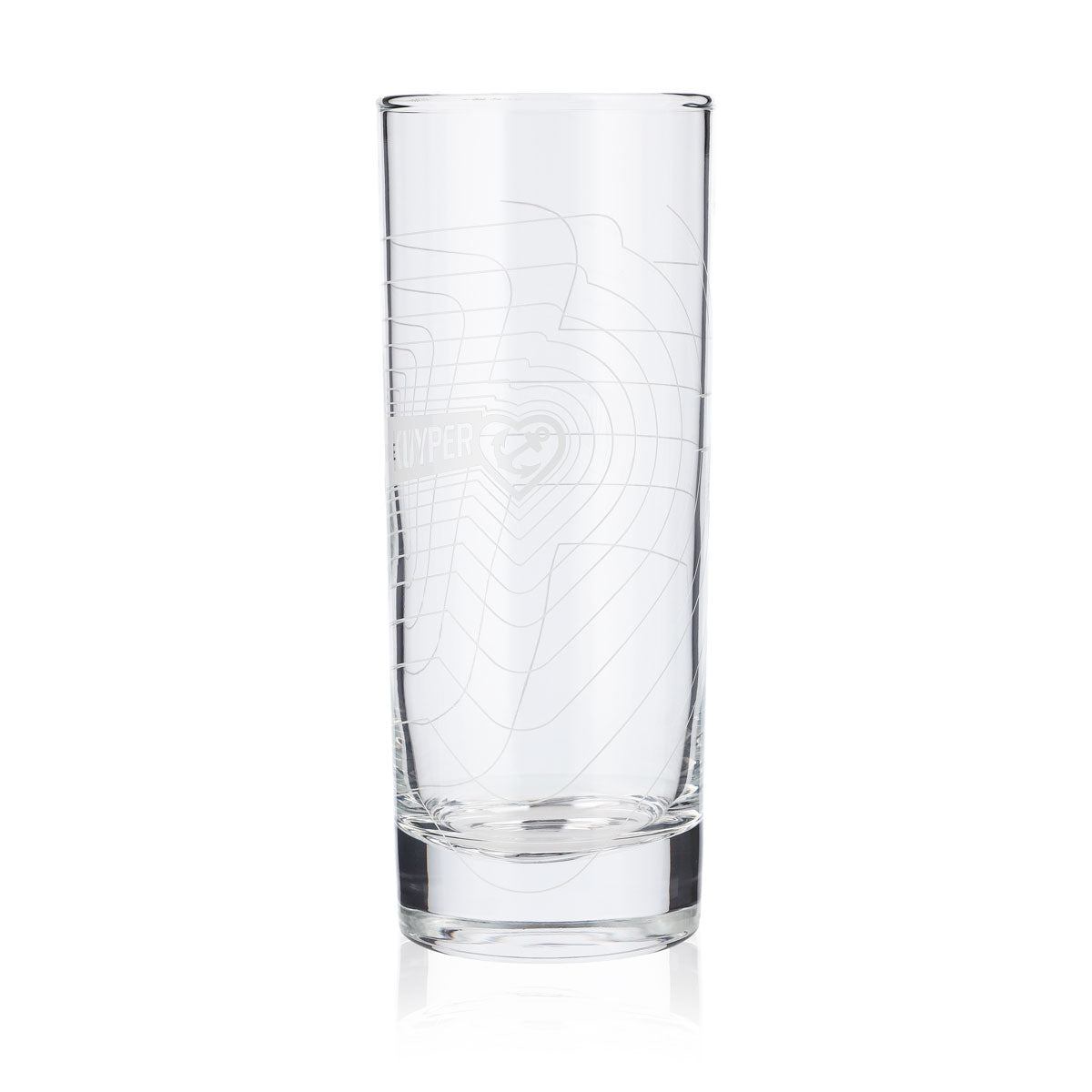 6x De Kuyper Likör Glas 0,33l Longdrinkglas Anker in Herz Arcoroc Islande – Ansicht 5