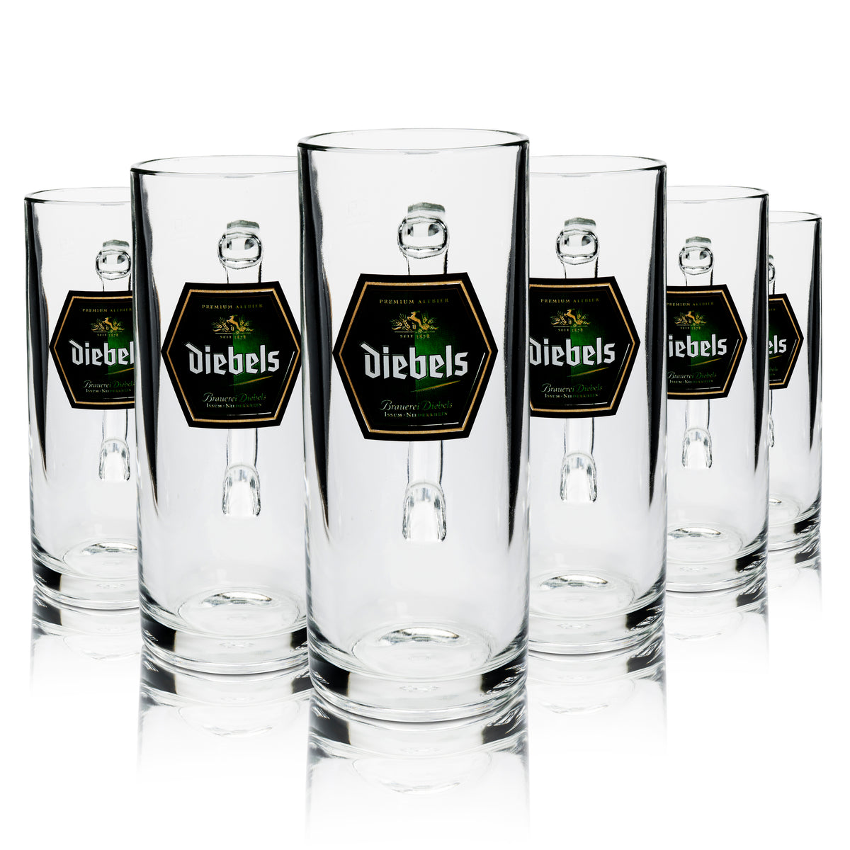 6x Diebels Bier Glas 0,5l Krug – Ansicht 5