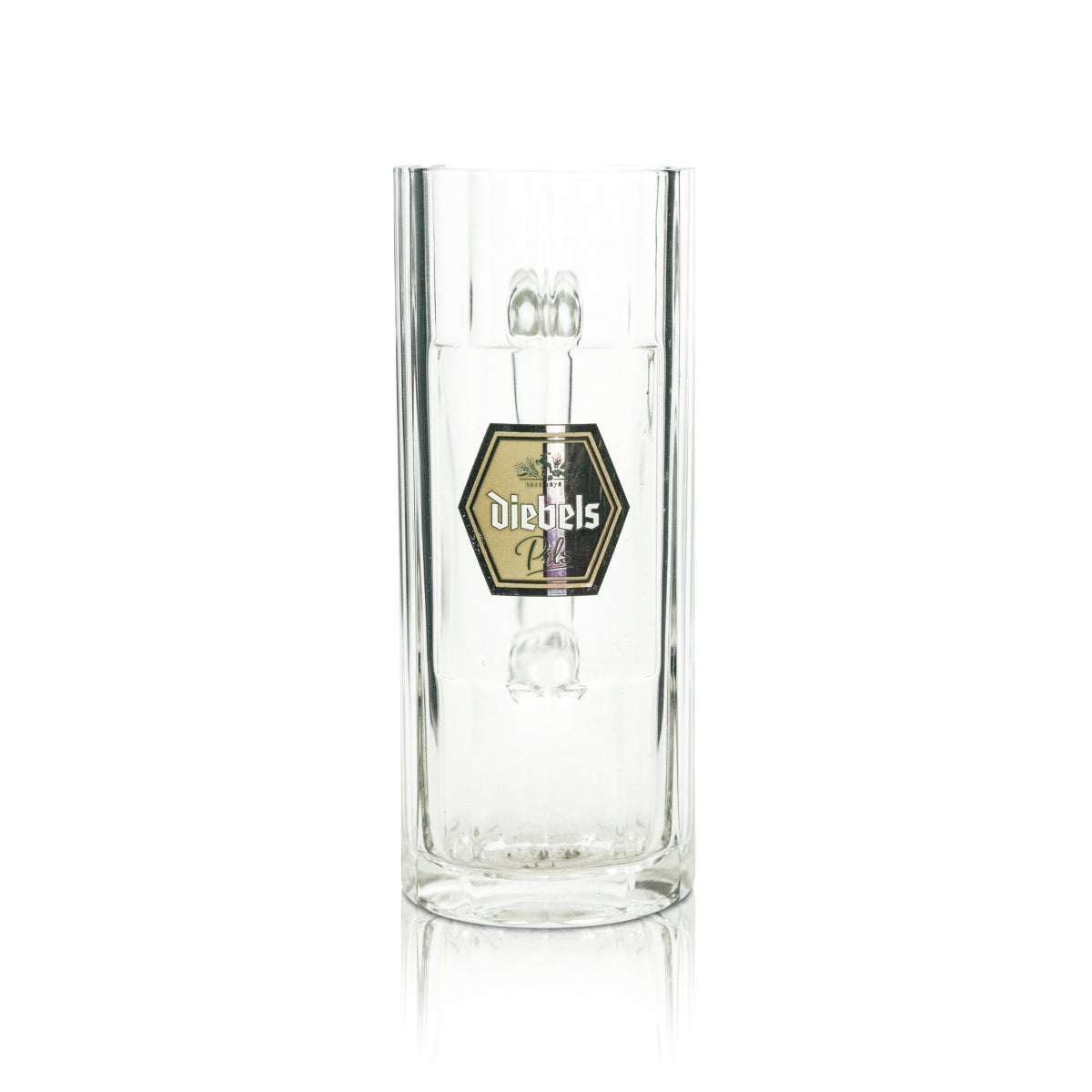 6x Diebels Bier Glas 0,5l Krug Relief Wallenstein Sahm Seidel Henkel Gläser Beer – Ansicht 2