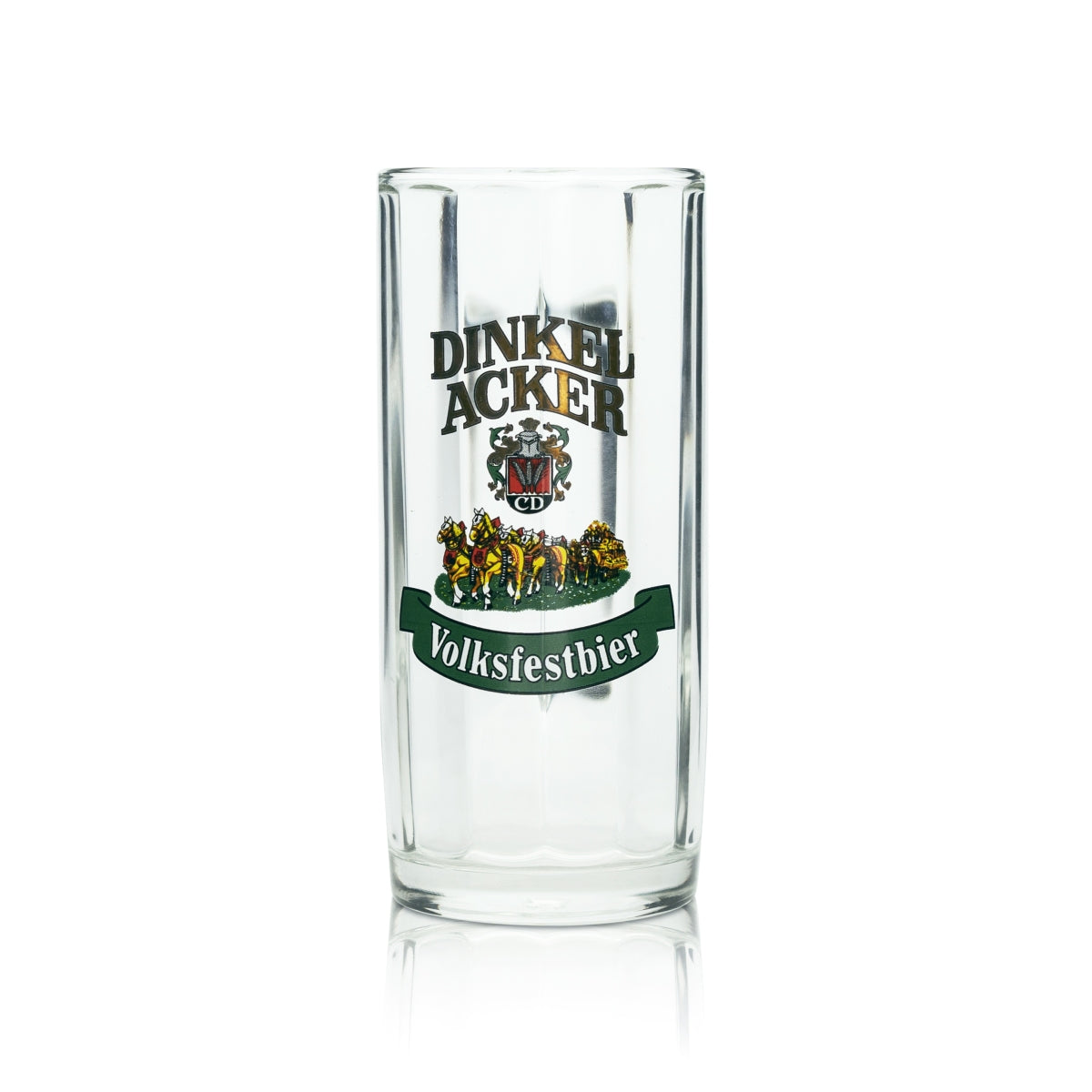 6x Dinkel Acker Bier Glas 0,25l Krug Moldau Seidel Volksfest Sahm Humpen Gläser – Ansicht 2