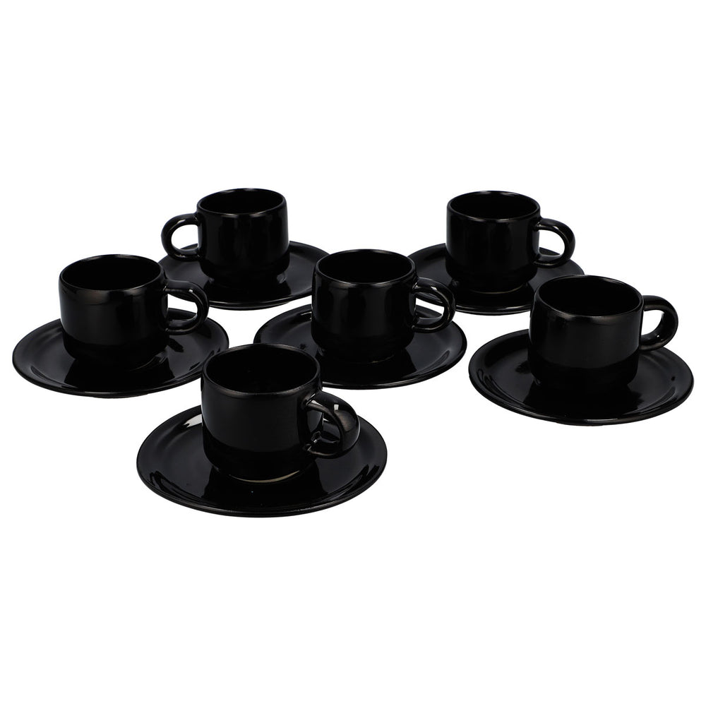 6x Disaronno Likör Glas 0,07l Tasse Inklusive Teller Keramik (6er Set)