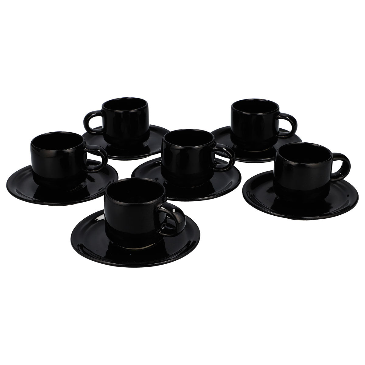 6x Disaronno Likör Glas 0,07l Tasse Inklusive Teller Keramik (6er Set)