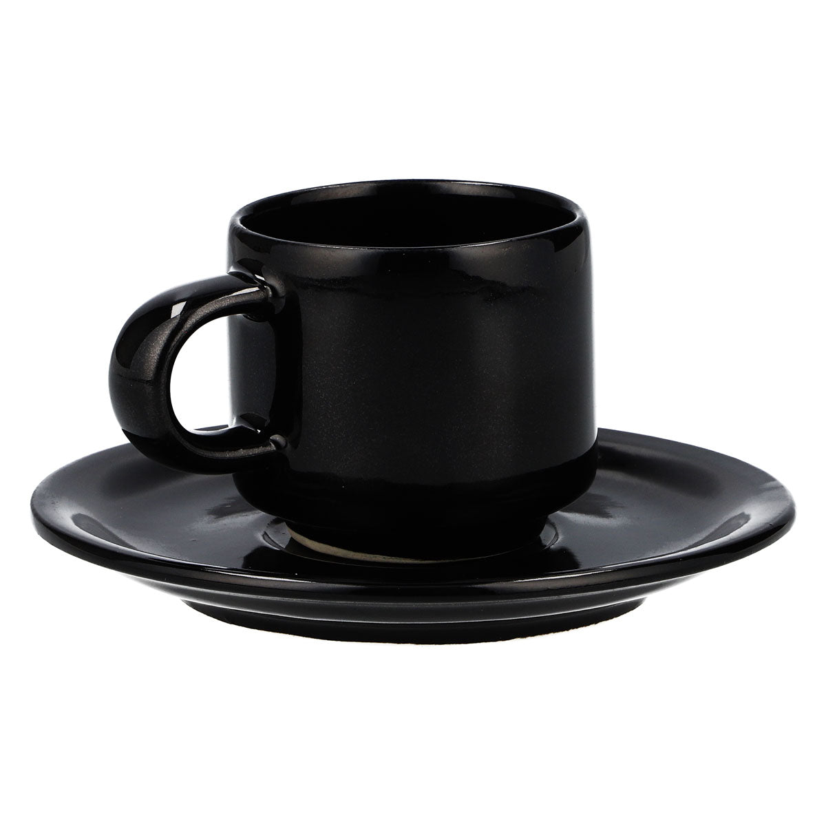 6x Disaronno Likör Glas 0,07l Tasse Inklusive Teller Keramik (6er Set) – Ansicht 3