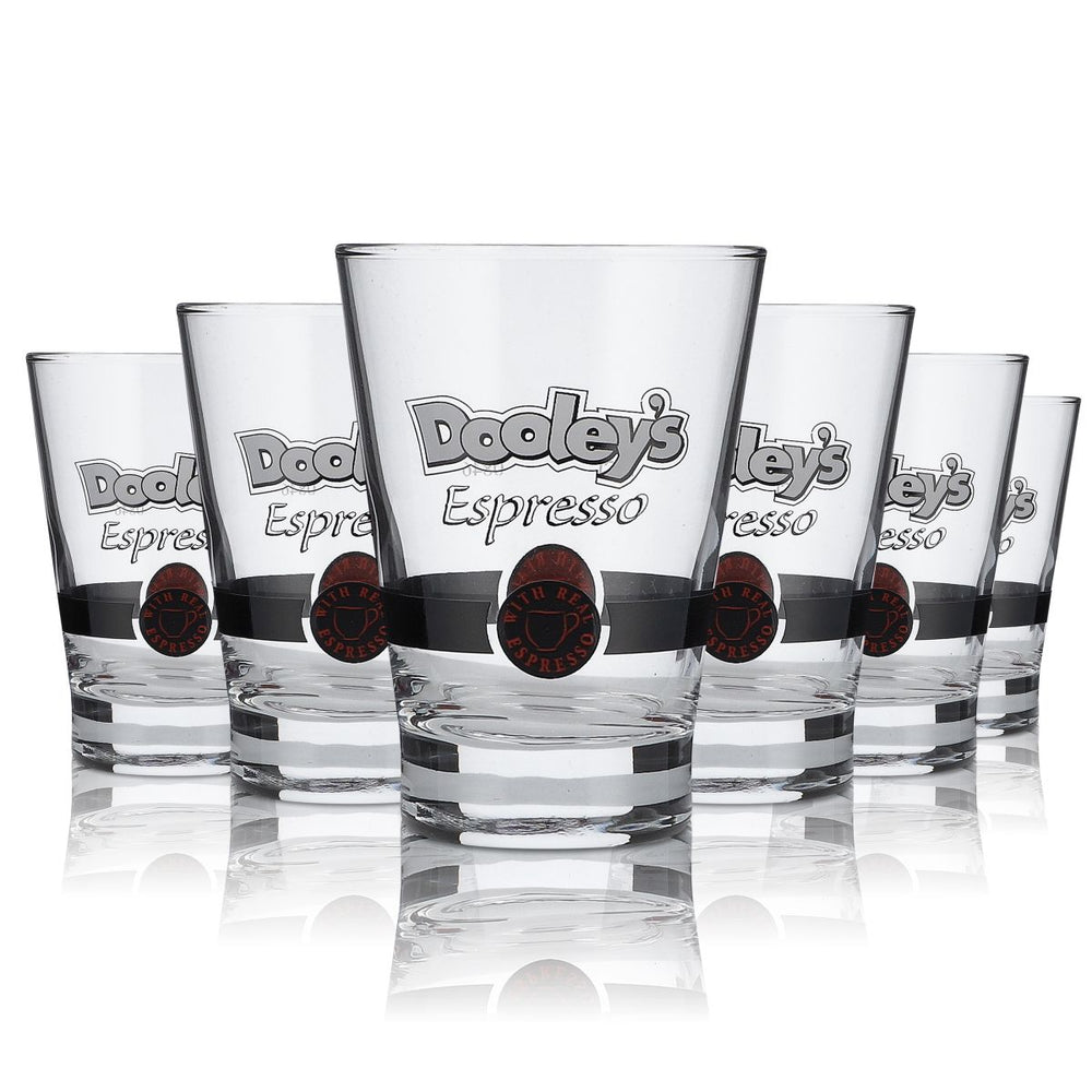 6x Dooleys Likör Glas Espressoglas Gläser Likörglas Coffeglas Kaffeeglas