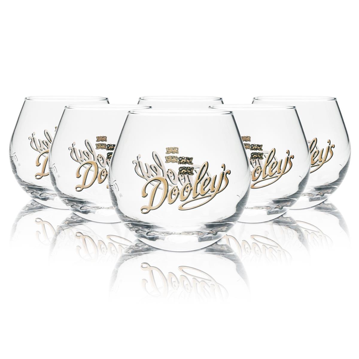 6x Dooleys Likör Glas Toffee Tipper