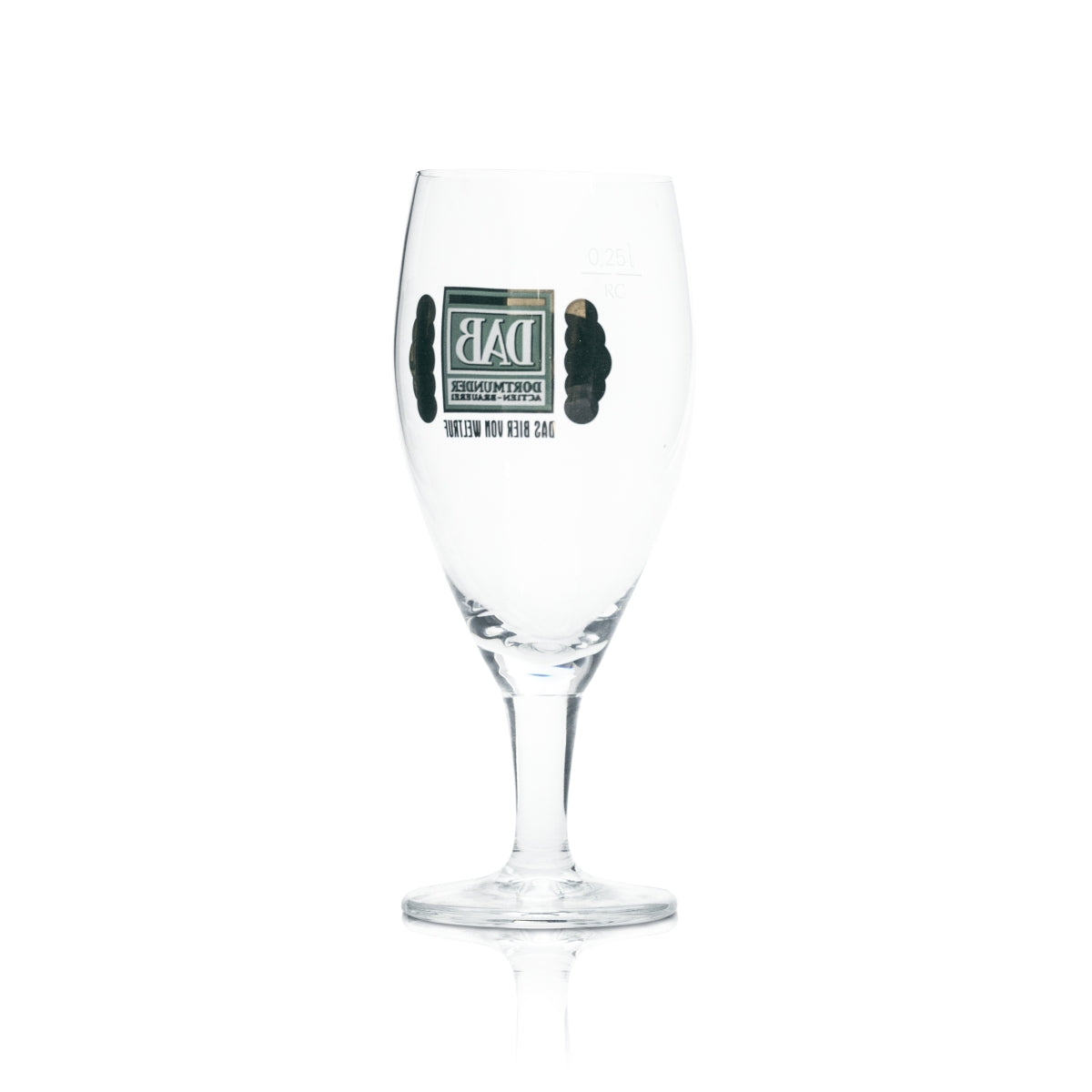 6x Dortmunder Aktien Brauerei Bier Glas 0,25l Tulpe Pokal Gläser Pils Gastro DAB – Ansicht 3