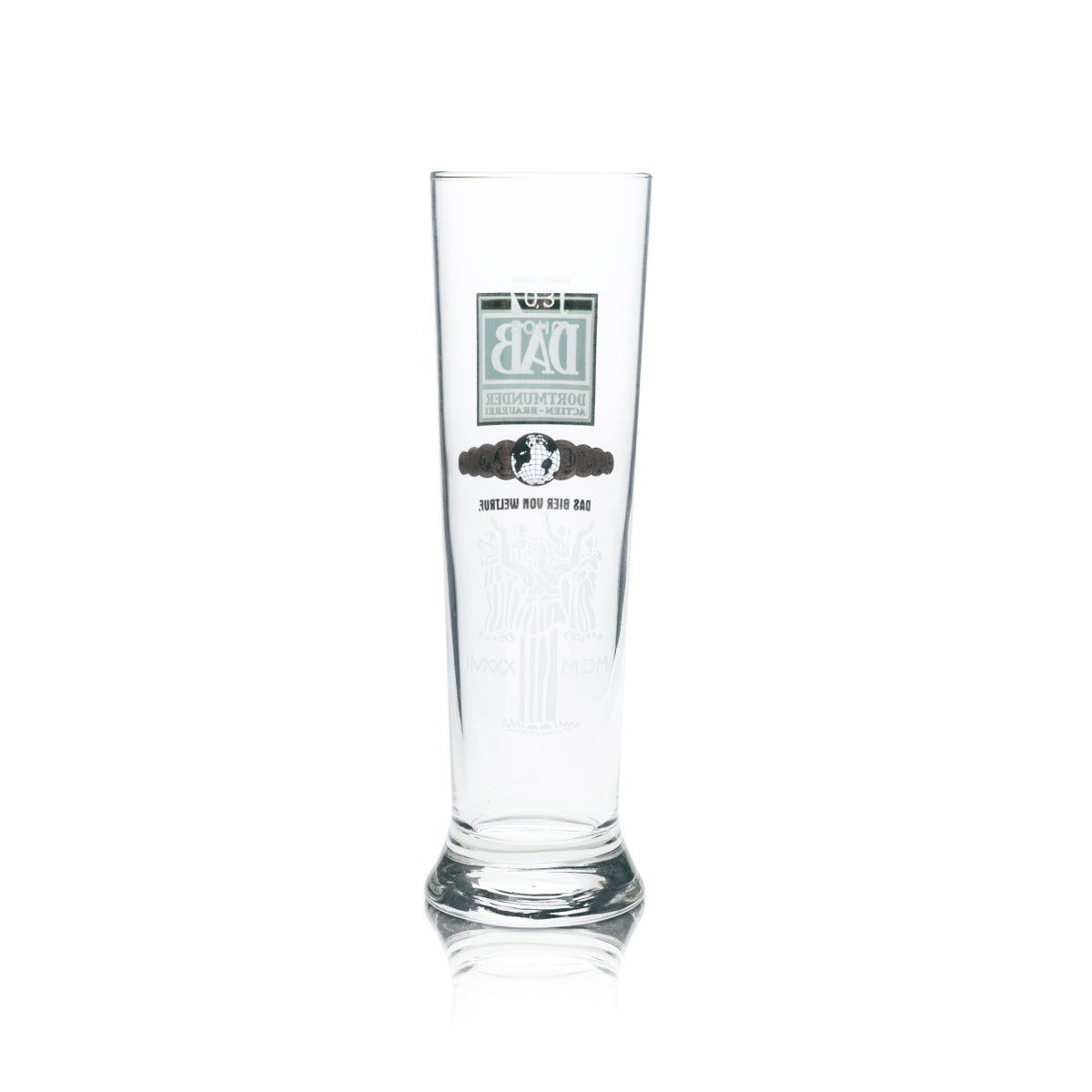 6x Dortmunder Aktien Brauerei Bier Glas 0,3l Altbierstange Pokal Pils Gläser DAB – Ansicht 4
