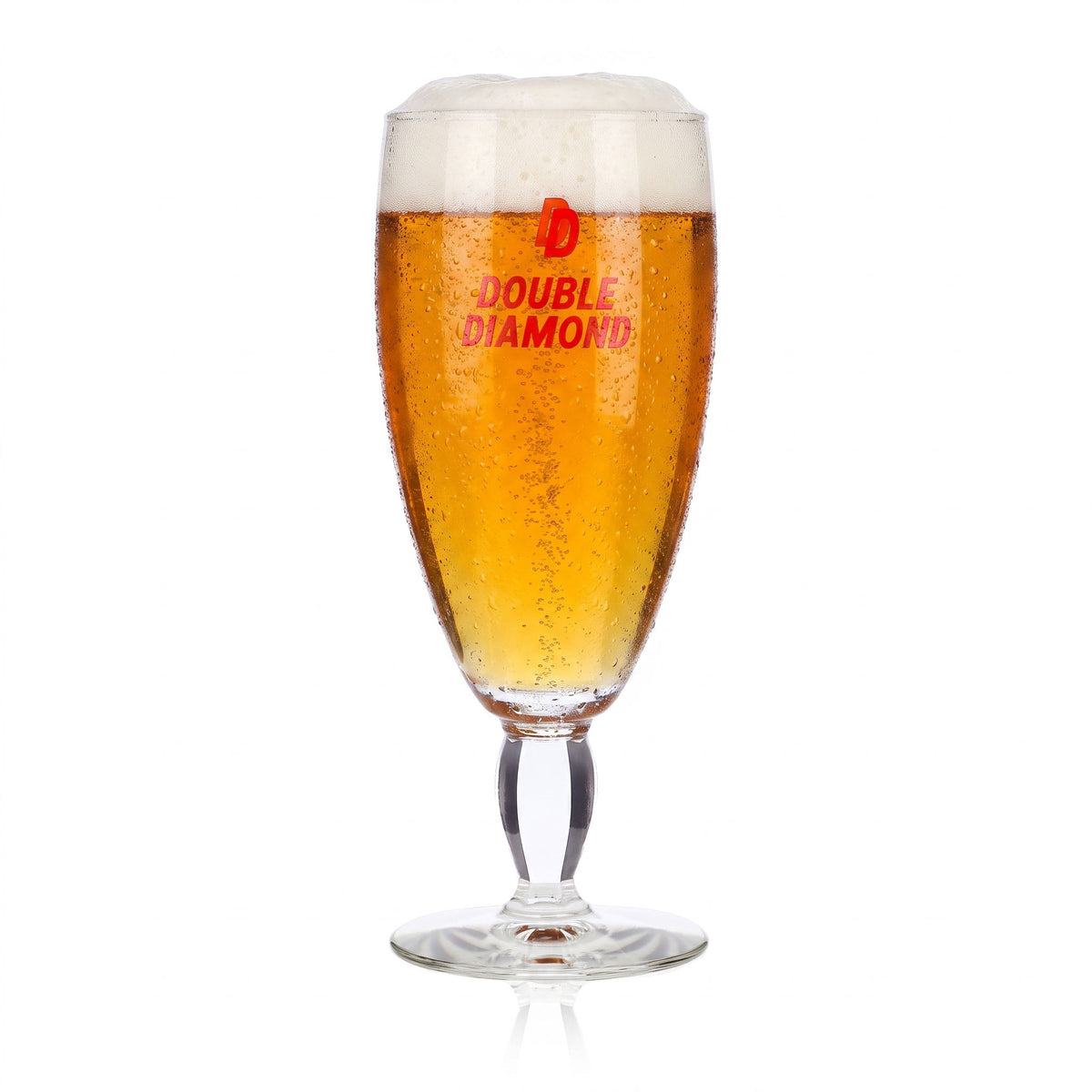6x Double Diamond Bier Glas Pokalgläser 0,34l Eckicger Stiel (6er Set) – Ansicht 2