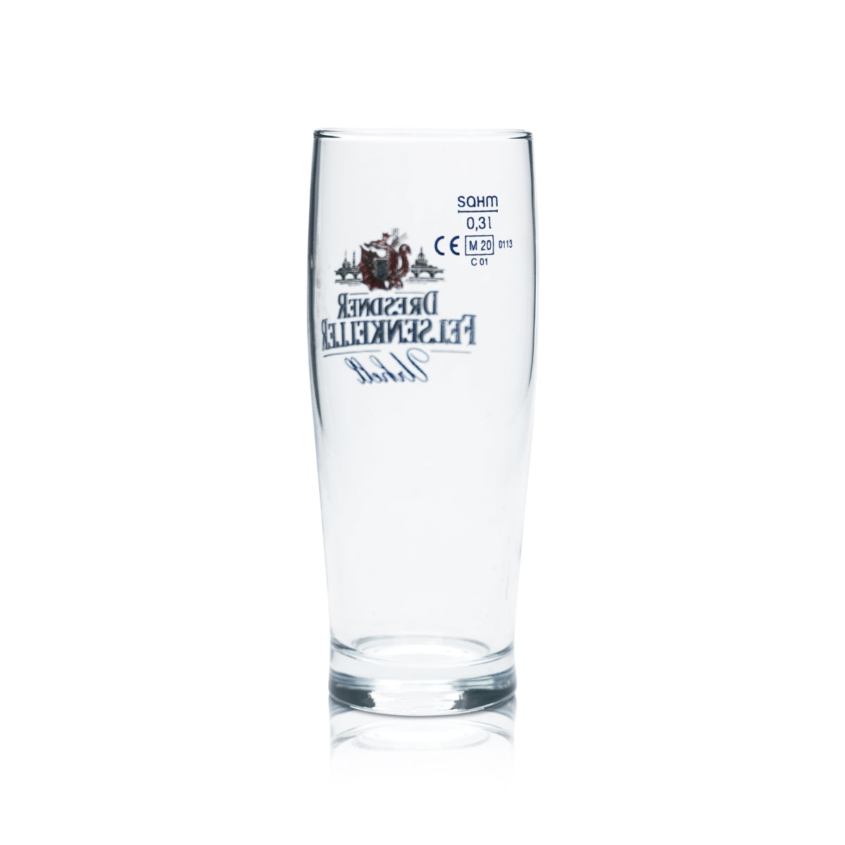 6x Dresdner Felsenkeller Bier Glas 0,3l Becher Gläser Geeicht Gastro Brauerei – Ansicht 3