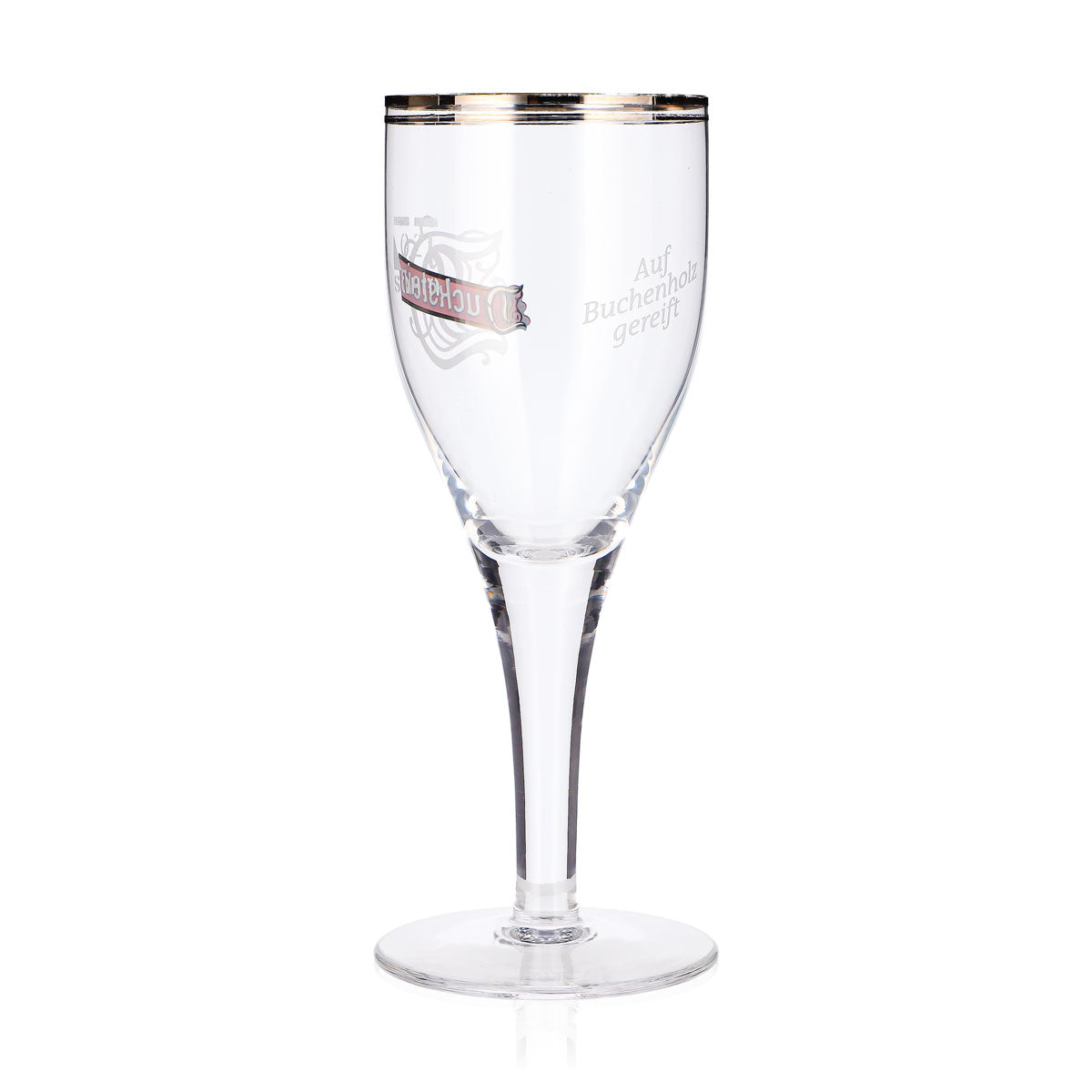 6x Duckstein Bier Glas 0,2l Tulpe Silberrand Sahm Rotes Logo Bierglas (6er Set) – Ansicht 4