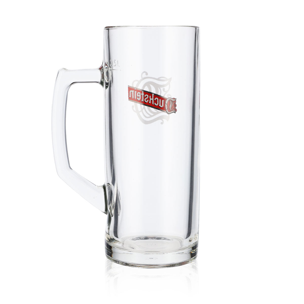 6x Duckstein Bier Glas 0,5l Bierkrug Bierseidel Bierhumpen Glatt Borgonovo Reno – Ansicht 6
