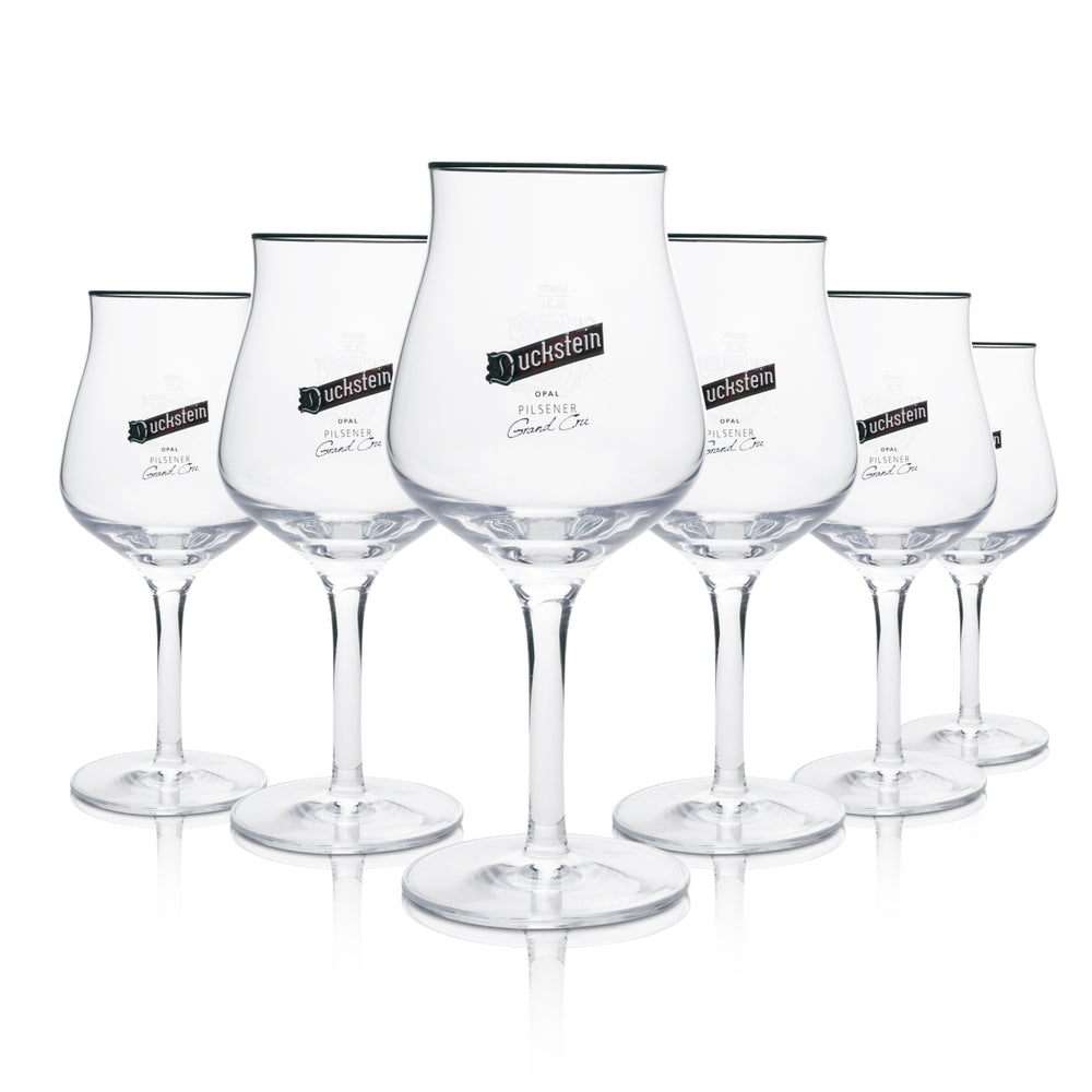 6x Duckstein Bier Glas Tasting Sahm 0,3l Opal Pilsner Grand Cru