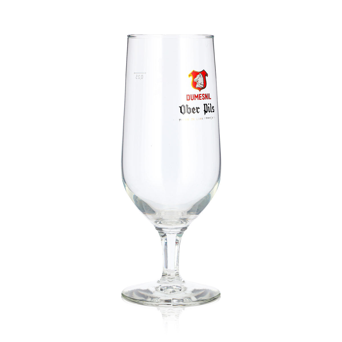 6x Dumesnil Bier Glas Pokalgläser Biergläser 0,25l Ober Pils rotes Logo 6er Set – Ansicht 4