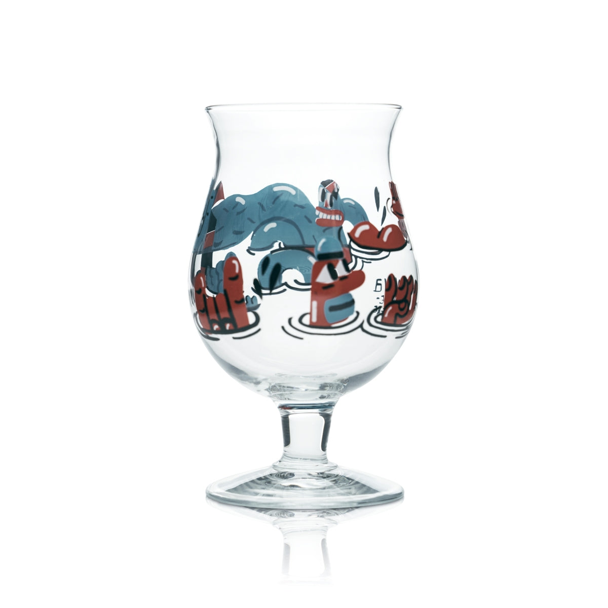 6x Duvel Bier Glas 0,5l Tulpe Kelch Pokal Design Gläser Nina Gastro Sammler Bar – Ansicht 4