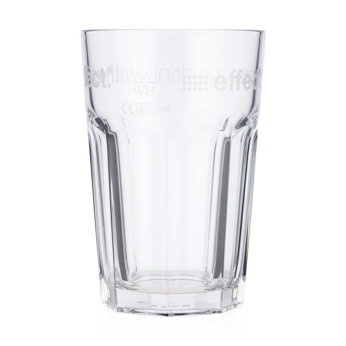 6x Effect Energy Glas 0,3l Gläser Longdrinkglas Weißer Schriftzug – Ansicht 3