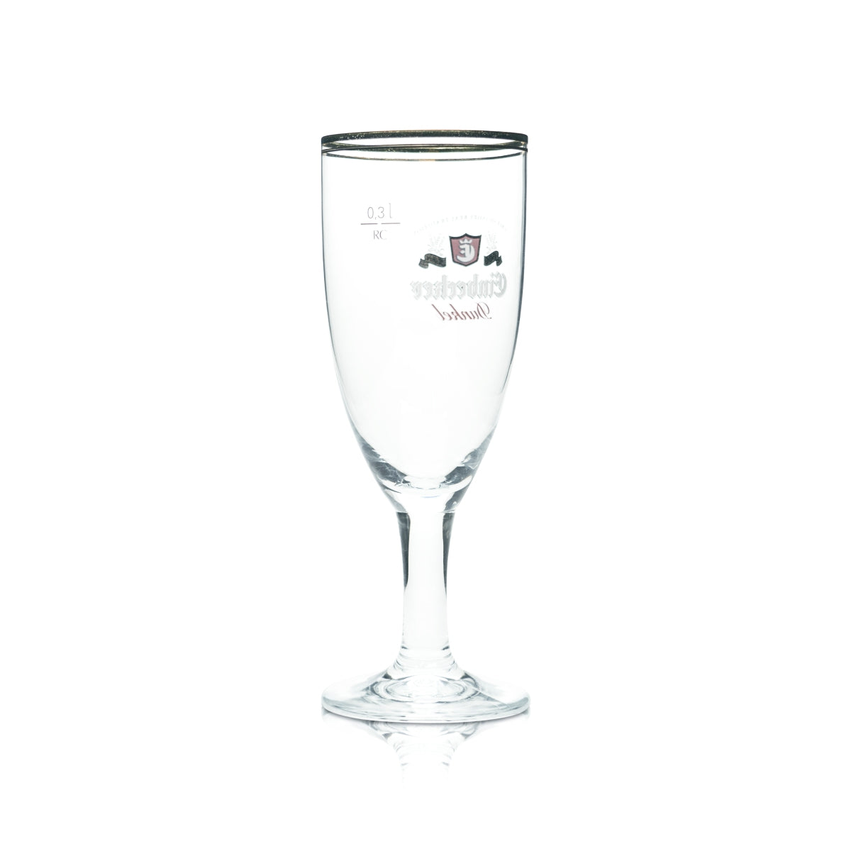 6x Einbecker Bier Glas 0,3l Pokal Tulpe Kelch Maredsouse Goldrand Gläser Gastro – Ansicht 3