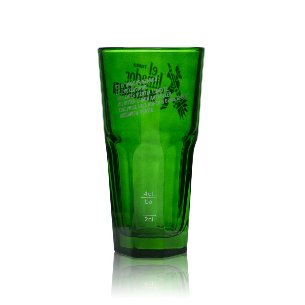 6x El Jimador Tequila Glas 0,3l Grüne Margarita Gläser Cocktail Aperitif Caipi – Ansicht 3