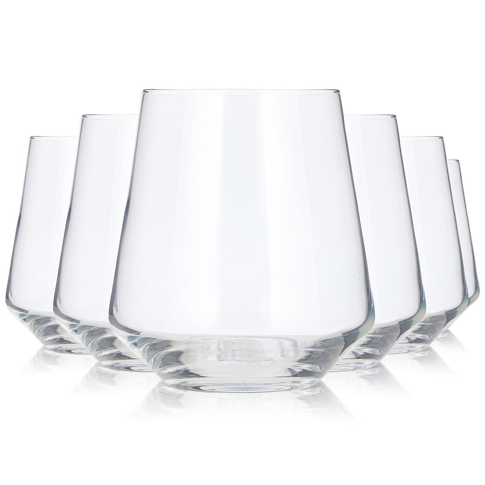 6x El Puro Wasser Glas 0,38l Wasserglas Logo am Unterboden Rastal (6er Set)