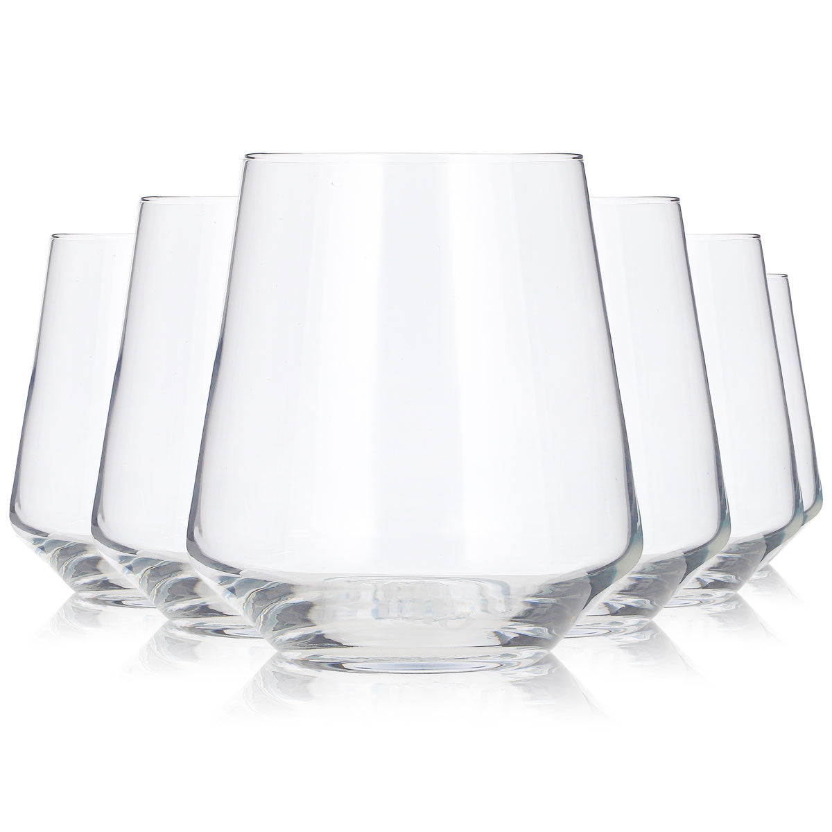 6x El Puro Wasser Glas 0,38l Wasserglas Logo am Unterboden Rastal (6er Set)