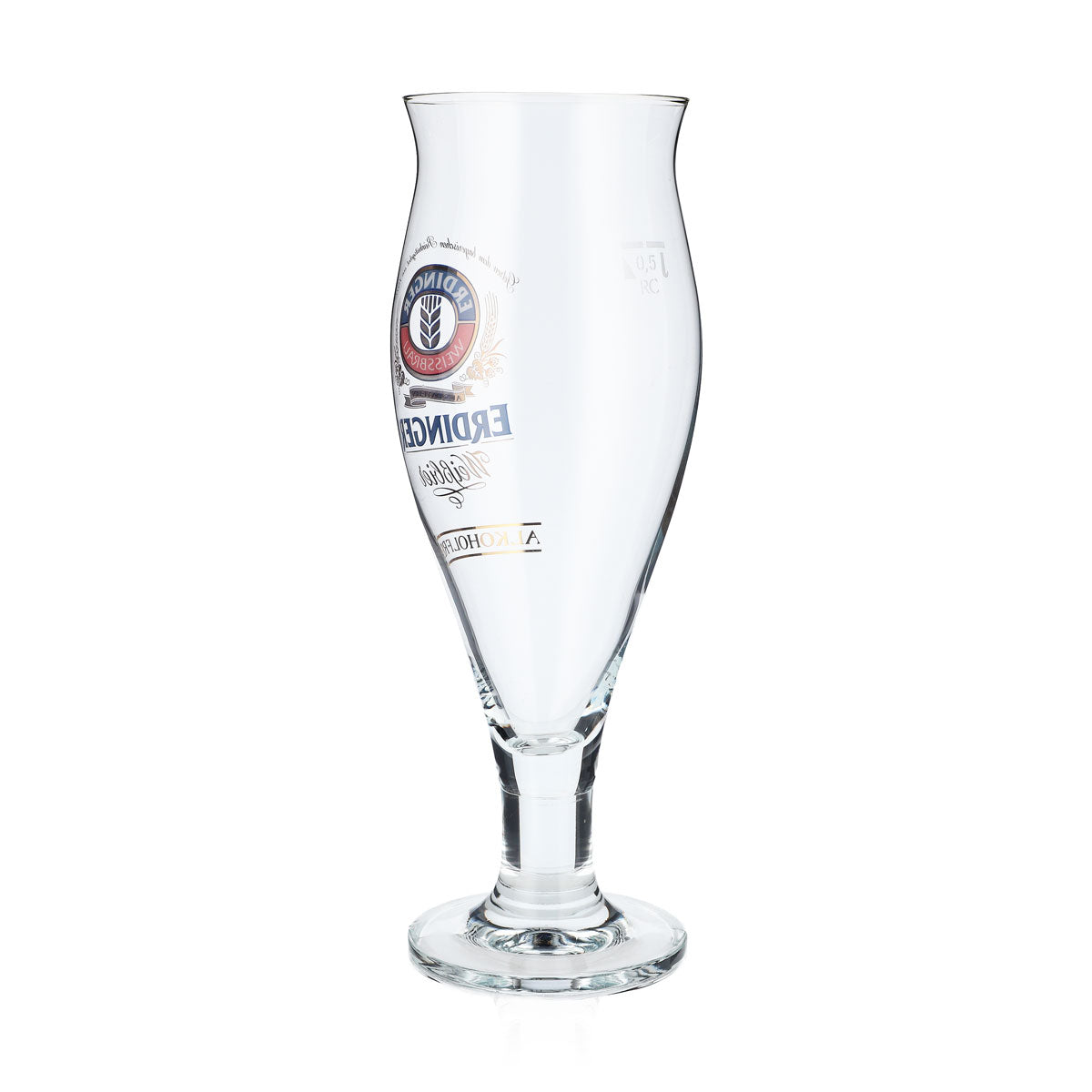 6x Erdinger Bier Glas Pokalgläser 0,5l Designgläser Alkoholfrei Colani Ritzenho – Ansicht 4