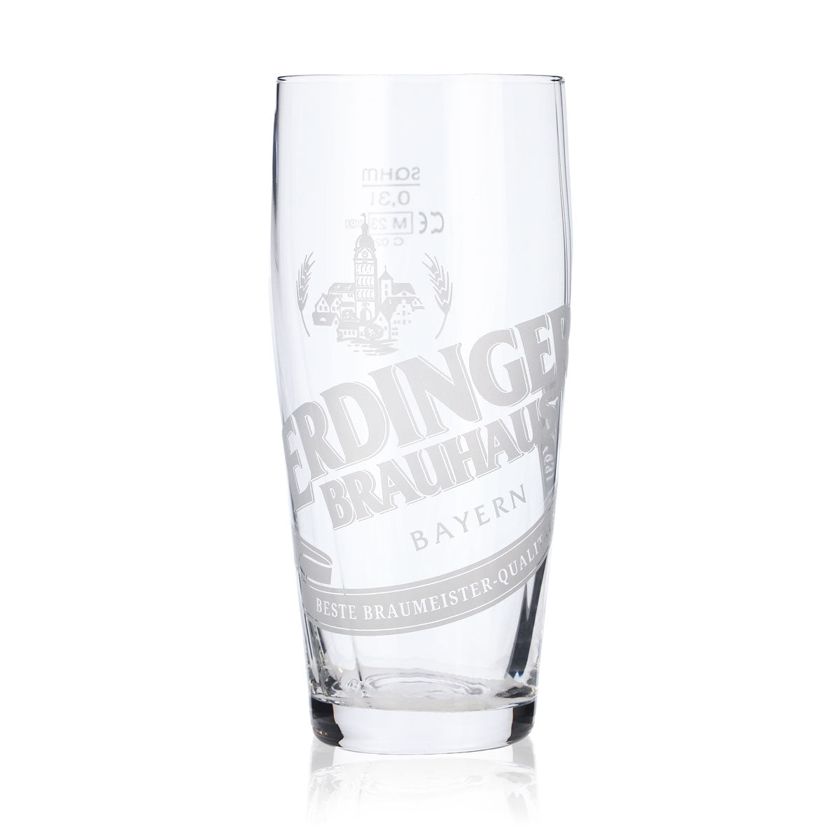 6x Erdinger Glas 0,3l Brauhaus Bier Willibecher Becher Gläser Bierglas Weissbräu – Ansicht 3