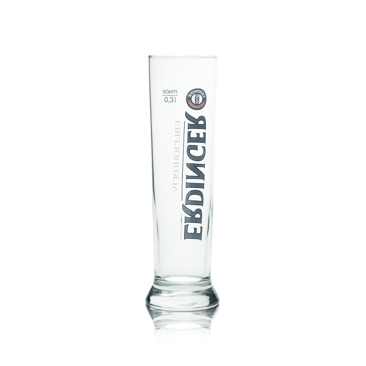 6x Erdinger Glas 0,3l Hefeweizen Weißbier Pokal Alkoholfrei Gastro Geeicht Bier – Ansicht 6