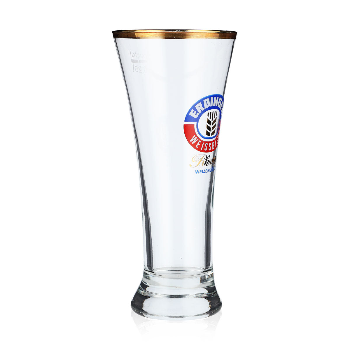 6x Erdinger Weissbräu Bier Glas Gläser 0,25l Becher Pikantus Goldrand VEBA – Ansicht 3