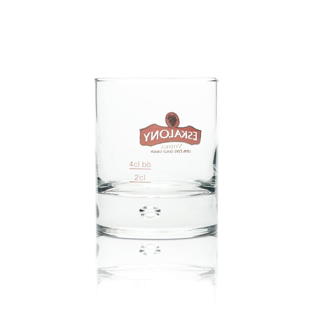 6x Eskalony Vodka Glas Tumbler Blase 2cl 4cl Gläser Cocktail Air Bubble LowBall – Ansicht 3