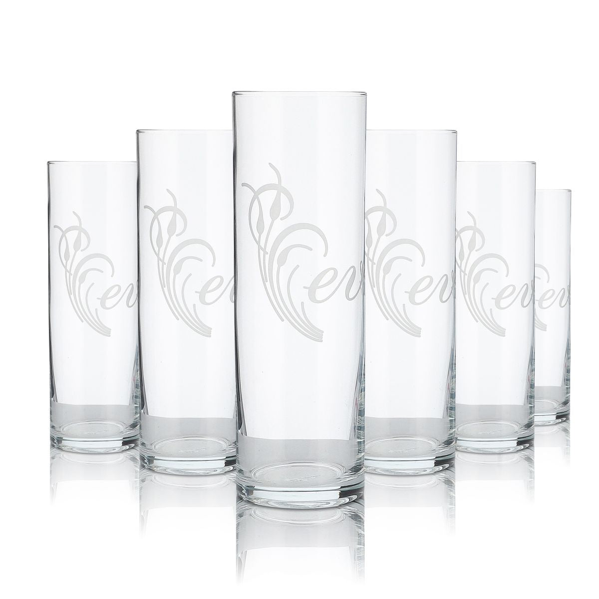 6x Eve Prosecco Glas 0,24l Highball Longdrink Gläser Set Aperitif Sekt Cocktail