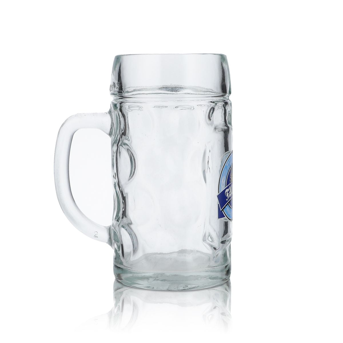 6x Faust Glas 0,5l Bierkrug Humpen Seidel Gläser Set Brauhaus Bier Spezialitäten – Ansicht 4