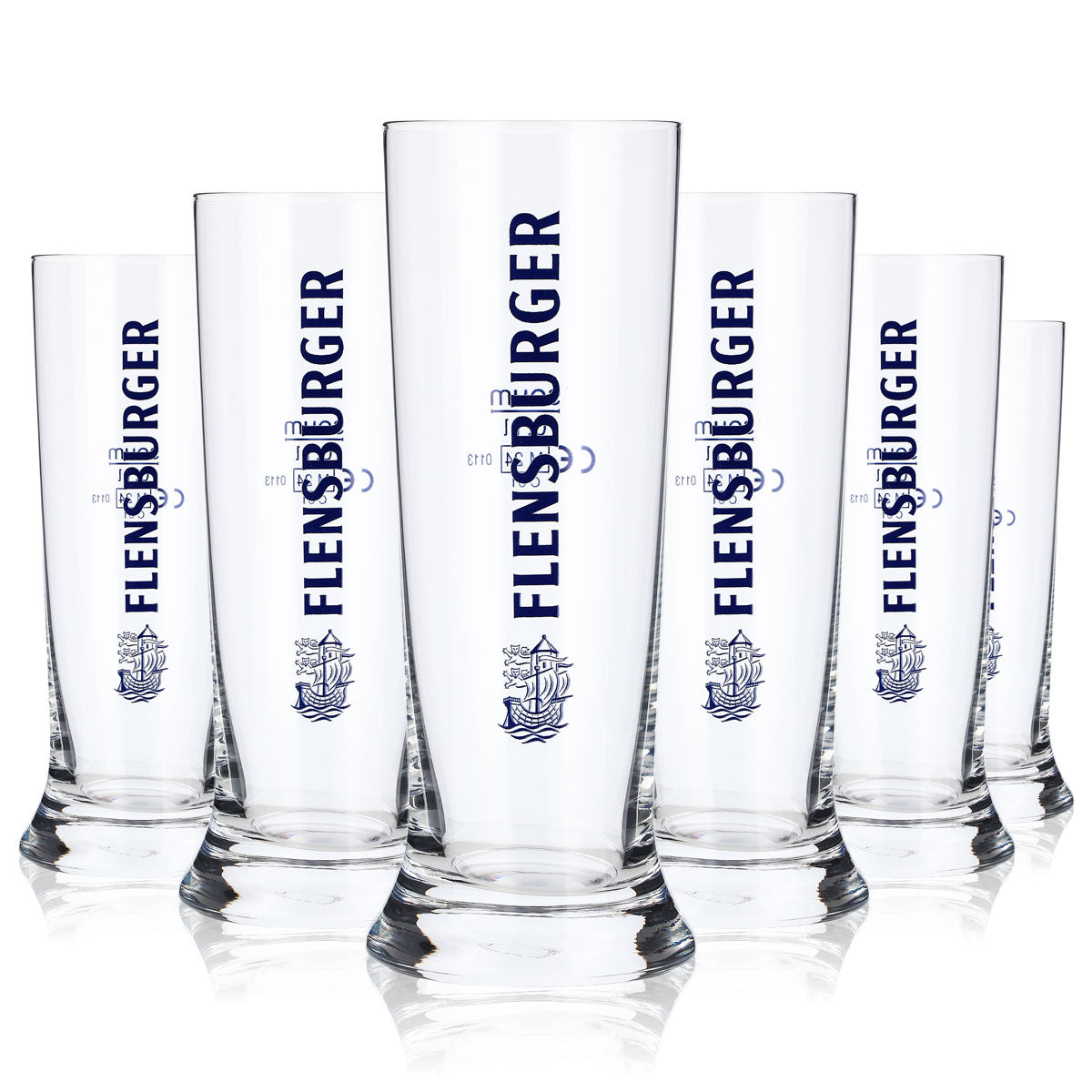 6x Flensburger Bier Empfangsglas 0,1l Biergläser Empfangsgläser Vancouver – Ansicht 5