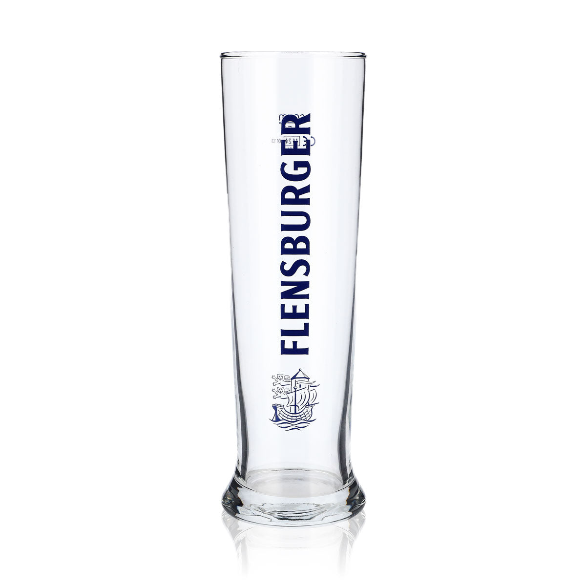 6x Flensburger Bier Glas 0,5l Biergläser Bierglas Becher blau Schrift Vancouver – Ansicht 2