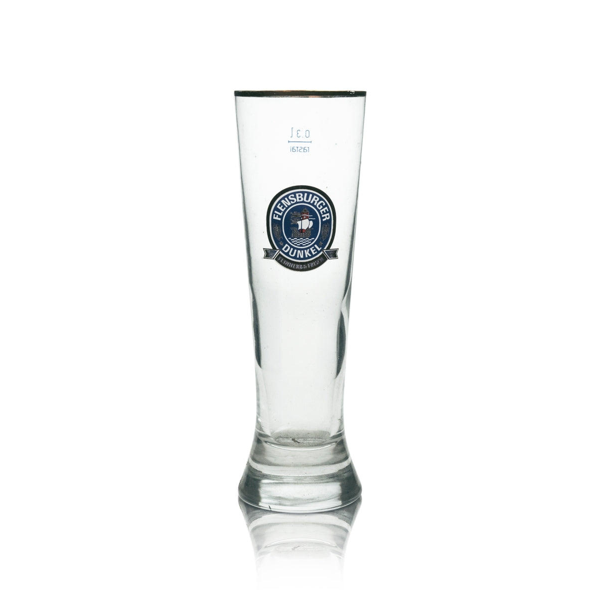 6x Flensburger Bier Glas Tulpe 0,3l Dunkel Feinherb & Frisch Rastal – Ansicht 2