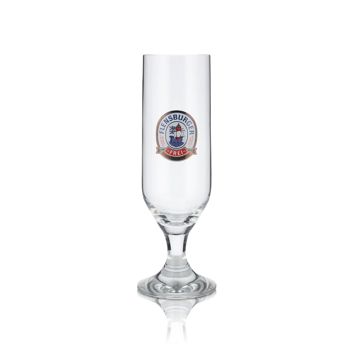 6x Flensburger Glas 0,25l Pils Bierglas Pokal Goldrand Alkoholfrei Gläser Set – Ansicht 2