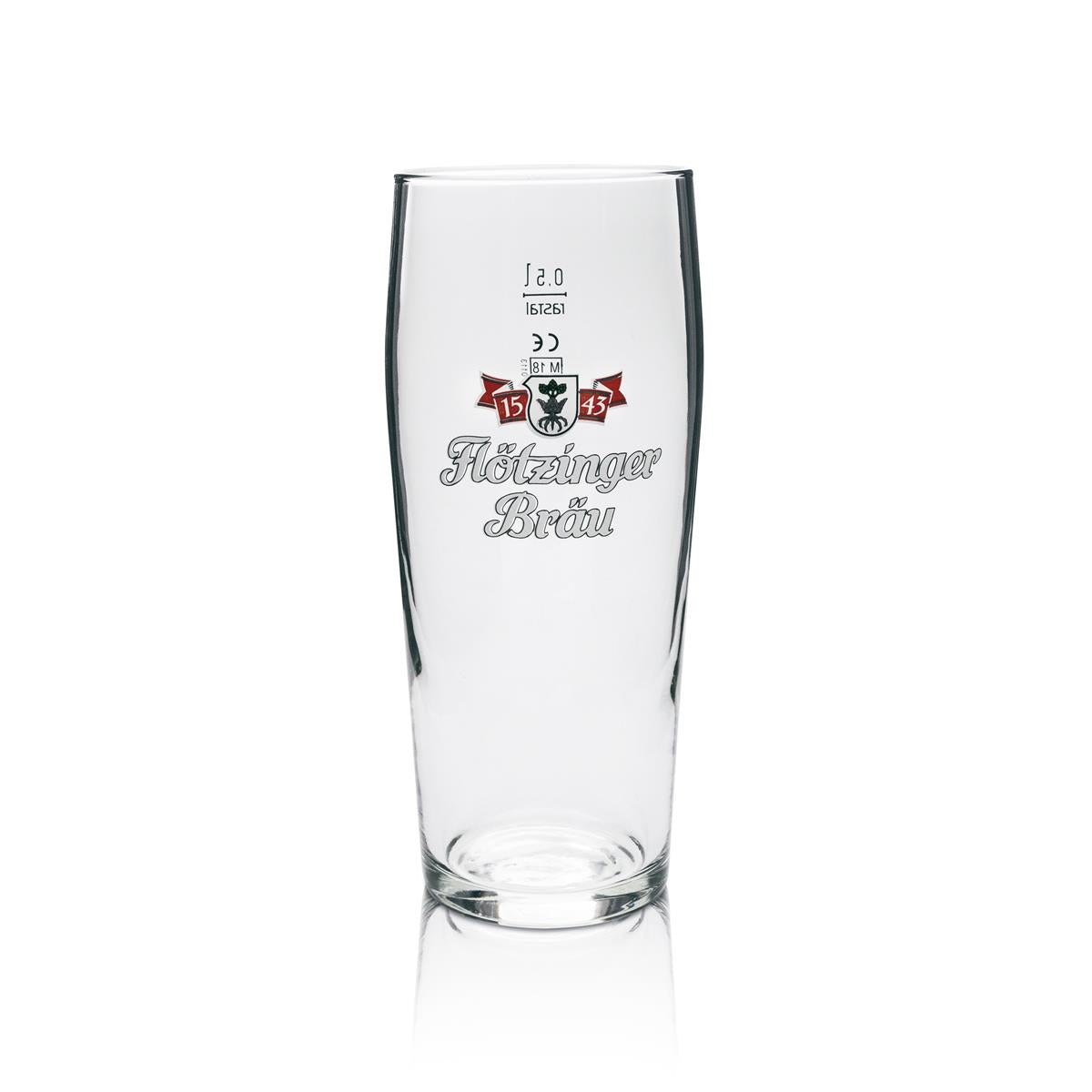 6x Flötzinger Bier Glas 0,5l Willi Rastal – Ansicht 2