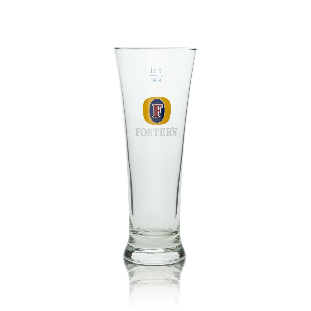 6x Fosters Glas 0,3l Bier Pokal Beer Cup Gläser Australia Gastro Eiche Calibrate – Ansicht 2