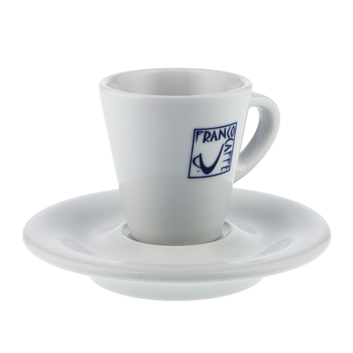 6x Franco Kaffee Glas 0,07l Espresso Cup mit Untertasse Cup & Saucer – Ansicht 3