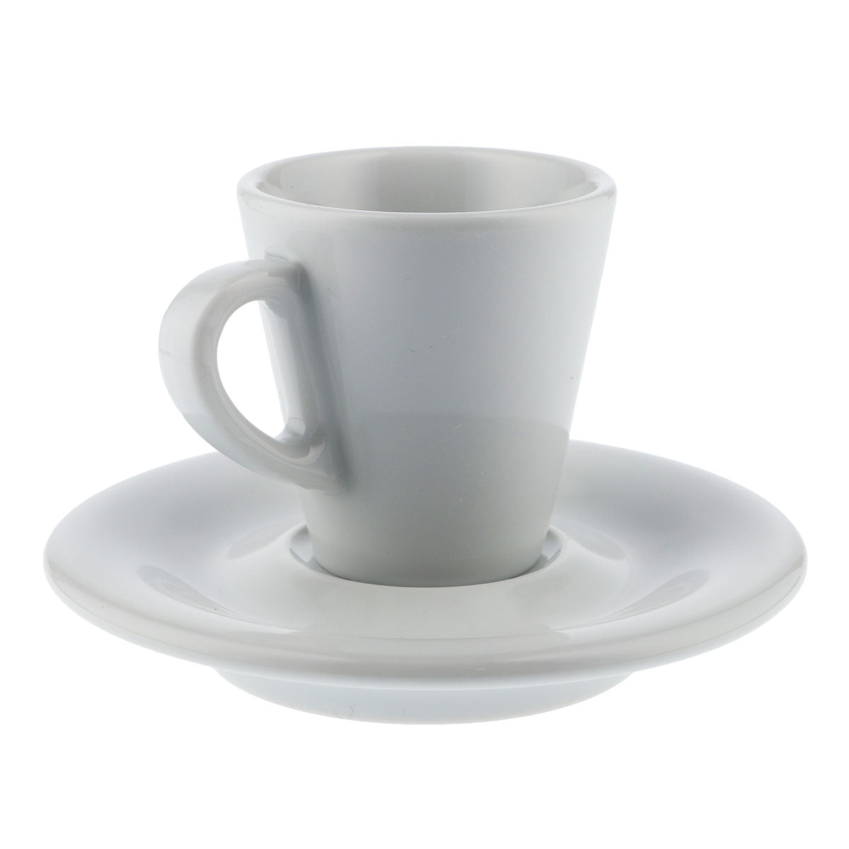 6x Franco Kaffee Glas 0,07l Espresso Cup mit Untertasse Cup & Saucer – Ansicht 4