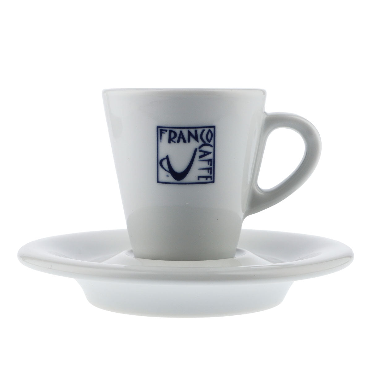 6x Franco Kaffee Glas 0,07l Espresso Cup mit Untertasse Cup & Saucer – Ansicht 6