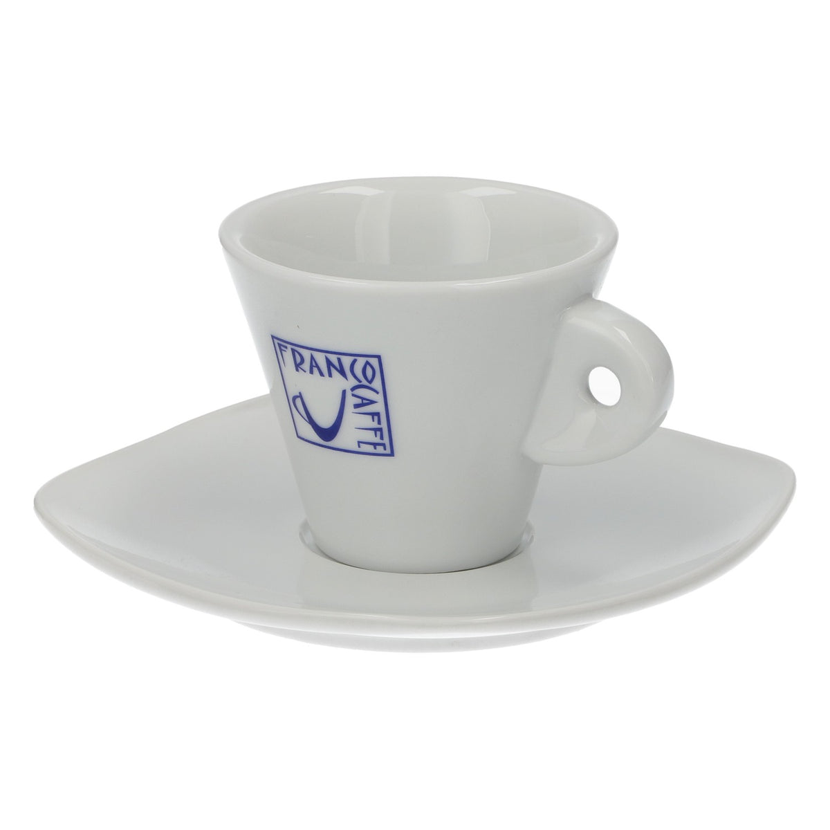 6x Franco Kaffee Kaffeservice Tasse + Unterteller Weiß – Ansicht 2