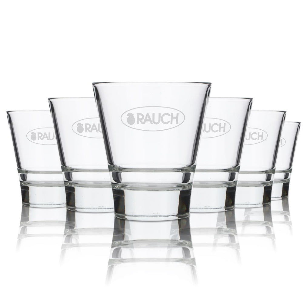 6x Franz Josef Rauch Glas 0,2l Tumbler Becher Saft Wasser Gläser Set Gastro