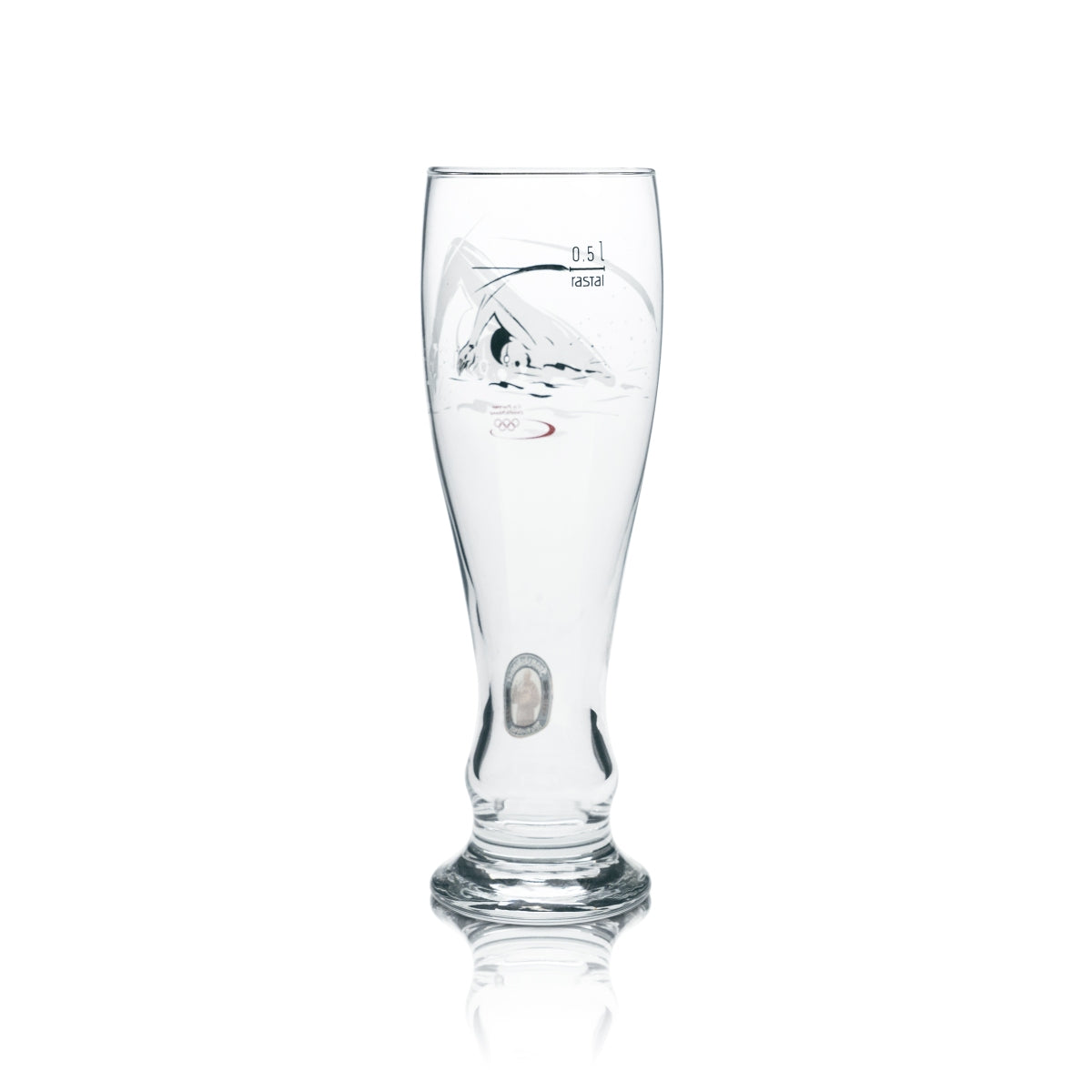 6x Franziskaner Weißbierglas 0,5l Hefe Weizen Gläser Sonderedition Olympia – Ansicht 3