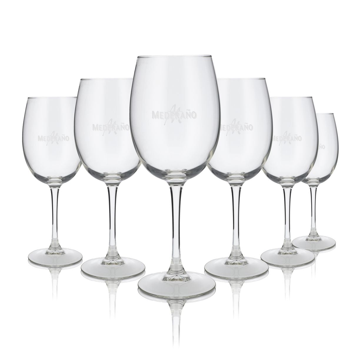 6x Freixenet Mederano, Glas Weinglas Gläser Hugo Glas Aperitiv 0,2l