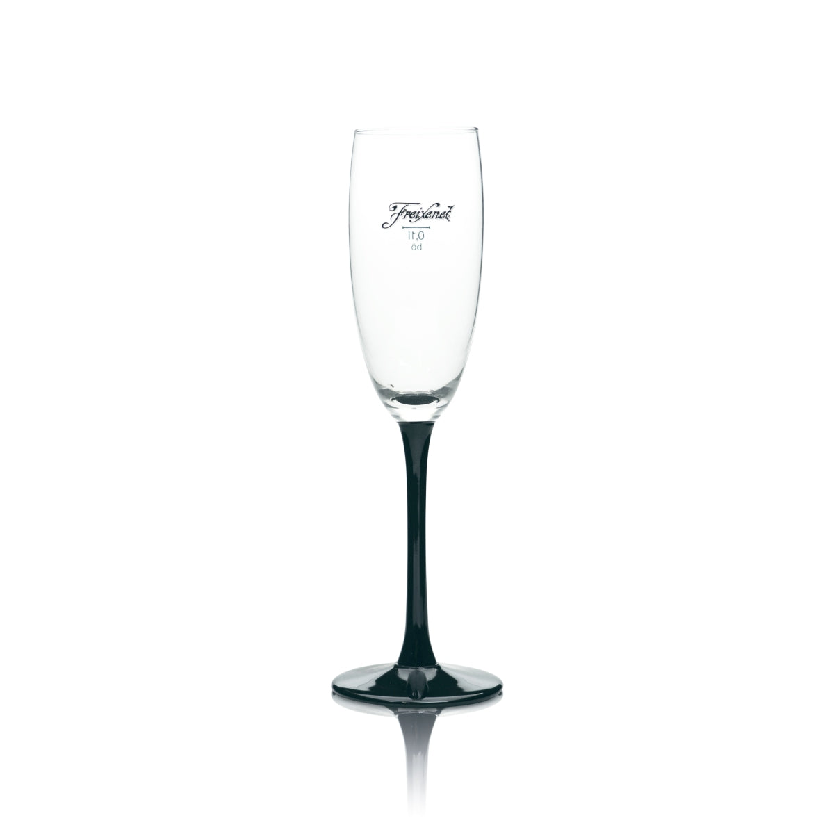 6x Freixenet Sekt Glas 0,1l Flöte Schwarz Gläser Prosecco Champagner Aperitif – Ansicht 2