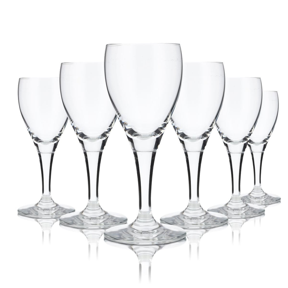 6x Freyersbacher Glas 0,17l Mineralwasser Kelch Gläser Set Gastro Sprudel Soda