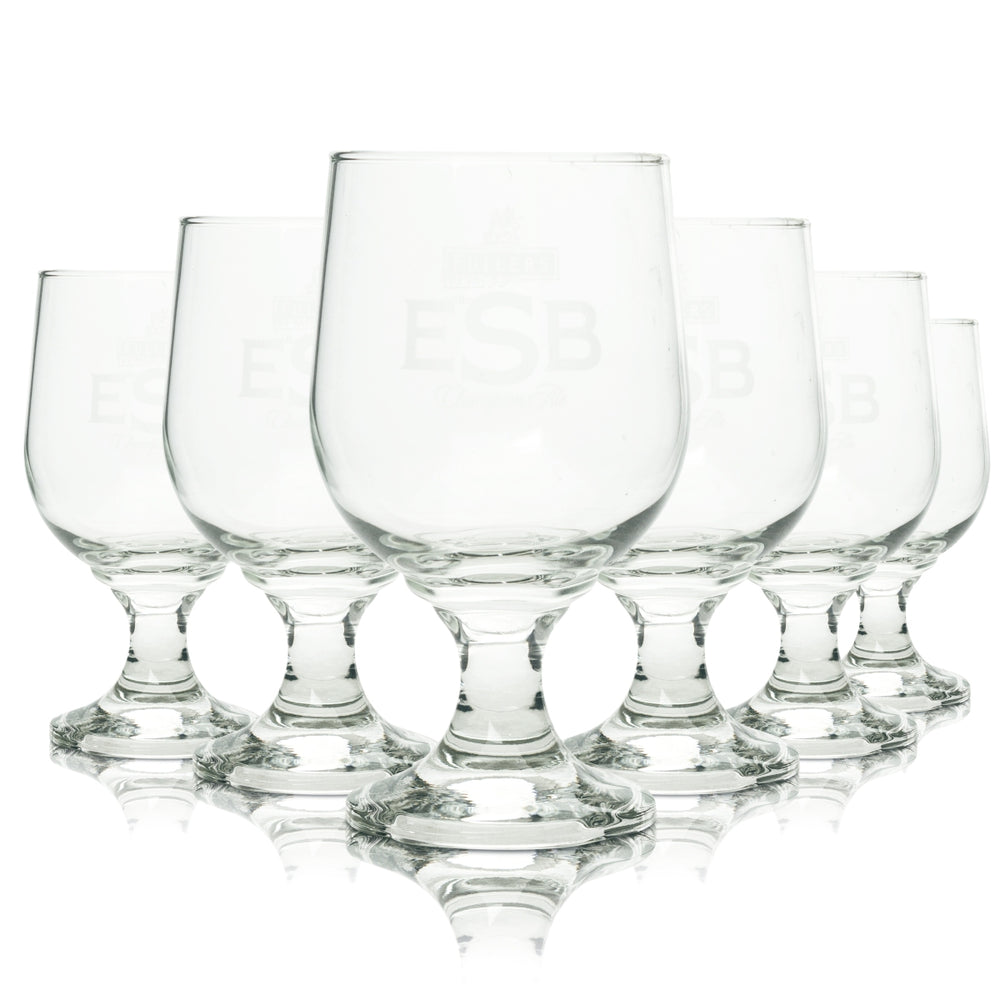 6x Fuller‘s London Bier Glas 0,5l ESB Champion Ale Gläser Special Beer Pint Pokal