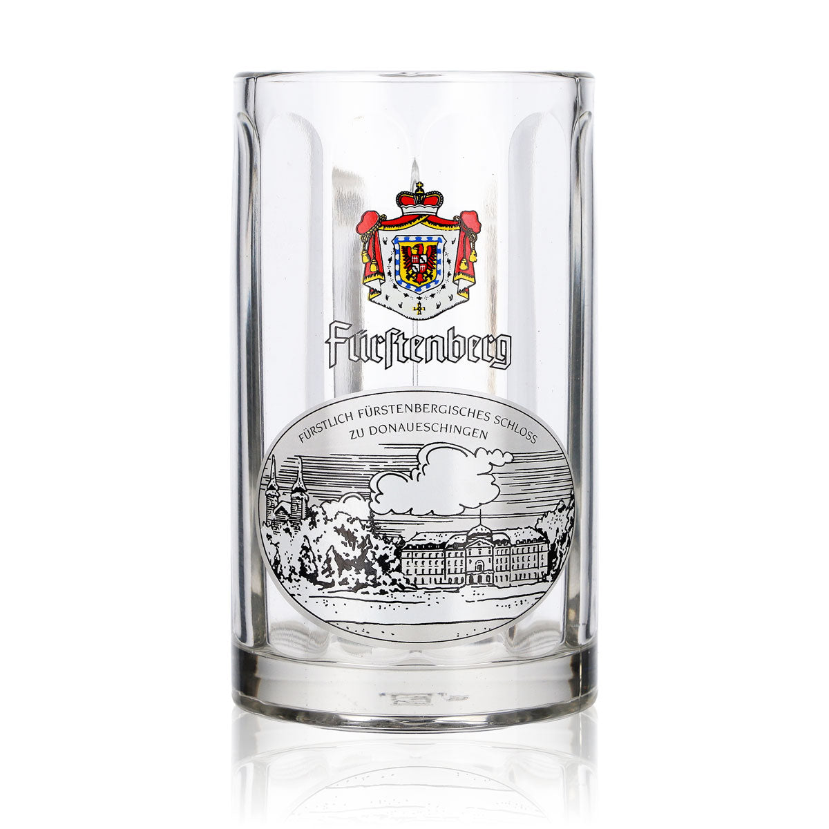 6x Fürstenberg Bierglas Gläser 0,25l Krug "Fürstenbergisches Schloss" Glückauf – Ansicht 2