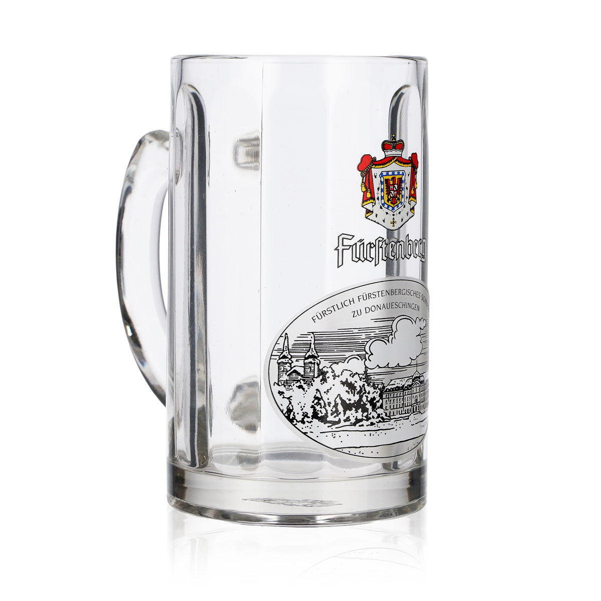 6x Fürstenberg Bierglas Gläser 0,25l Krug "Fürstenbergisches Schloss" Glückauf – Ansicht 3